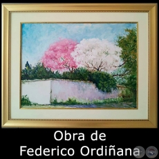 Lapacho rosado y blanco - Obra de Federico Ordiana